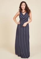Modcloth Best Budapest Maxi Dress In Navy