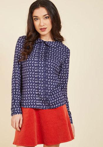  Quick And Quirky Long Sleeve Top In 16 (uk)