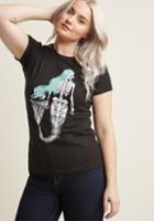 Modcloth Tell No Tails Graphic Tee In 3x