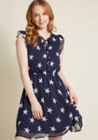 Modcloth Perk Your Magic A-line Dress In Xl