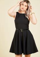 Modcloth Luck Be A Lady A-line Dress In Black