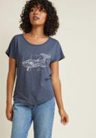 Modcloth The Big Flipper Graphic T-shirt