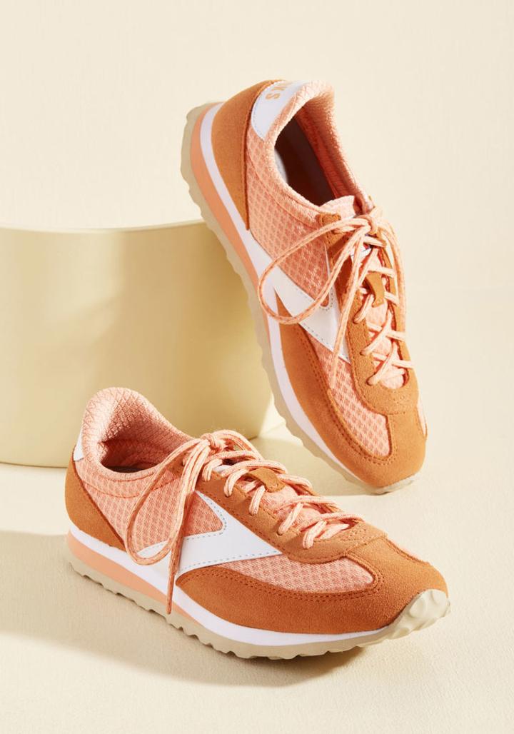 Brooksheritage Walk And Learn Sneaker In Cantaloupe In 10