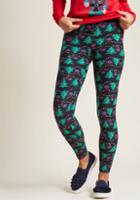 Modcloth Swell On A Holiday Leggings In Trees In L