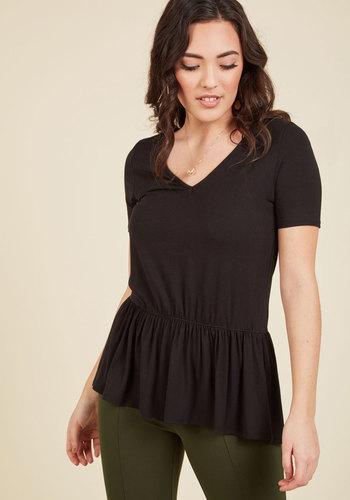  Just Effortless Top In Black In Xxs