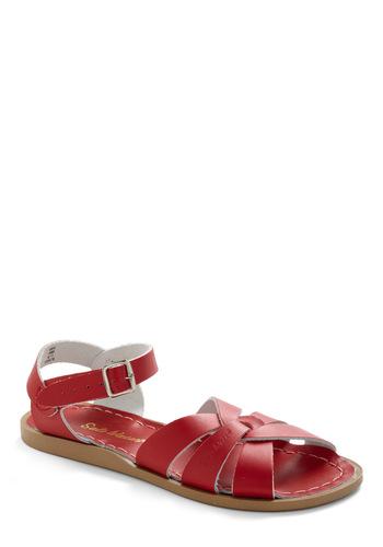 Salt Water Sandals Outer Bank On It Sandal In Red