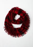 Fameaccessories Wrap Song Circle Scarf In Red