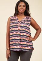  Cafe Au Soleil Sleeveless Top In Braids In L