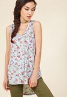  Infinite Options Tank Top In Sky Blossom In M