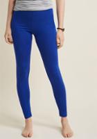 Modcloth Laid-back Lounging Leggings In Cobalt In S/m
