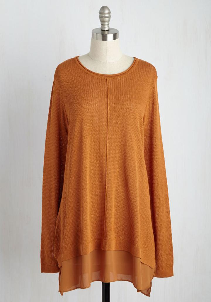  What Canny Say? Tunic In Pumpkin In S