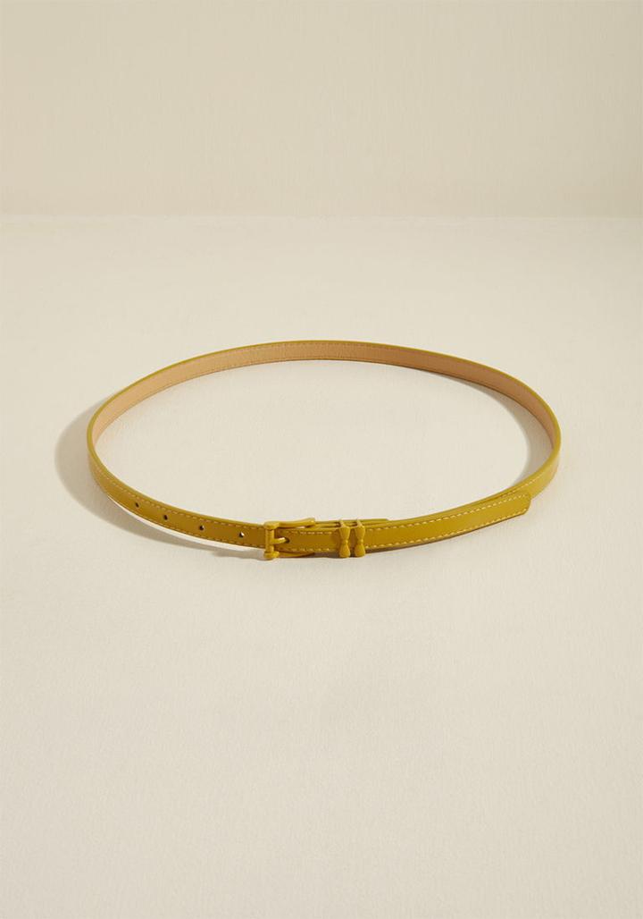 Modcloth Banned Fab Final Touch Belt In Marigold In L