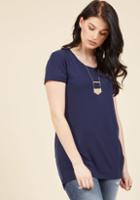 Modcloth Simplicity On A Saturday Tunic In Navy