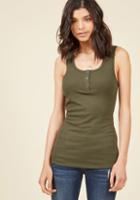  Confidence To Create Tank Top In Olive In 1x
