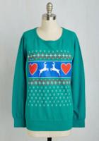 Mightyfinepubliclibrary Extol The Holidays Sweatshirt In Reindeer