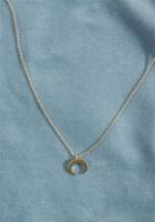 Modcloth Crescent Tense Pendant Necklace