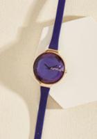 Rumbatime The Bevel Is In The Details Watch In Amethyst