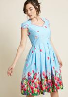 Hellbunny Hell Bunny Broadcast Your Brilliance A-line Dress In Xs