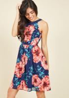  Day In And Date Out Floral Dress In Navy Blossoms In 4x