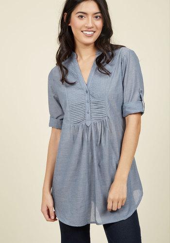 Back Road Ramble Tunic In Stream In L