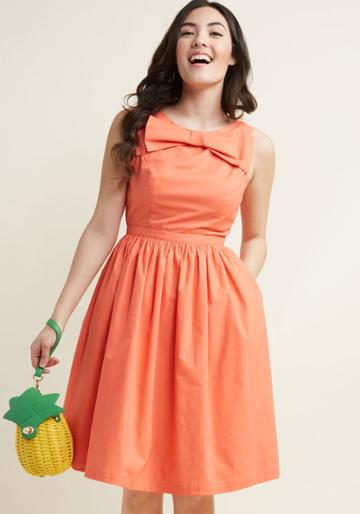 Modcloth Revel And Relish Fit And Flare Dress In 3x