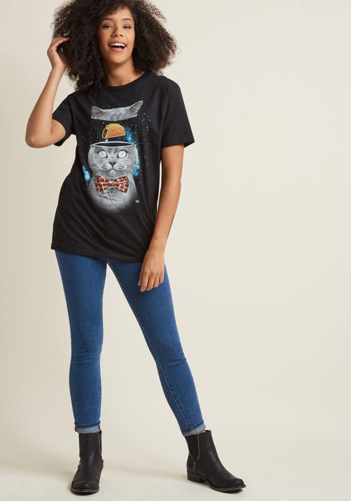 Modcloth Time And Spice Graphic Tee In Xxl