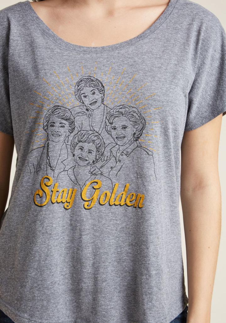 Modcloth Sassy Sisterhood Graphic Tee In L