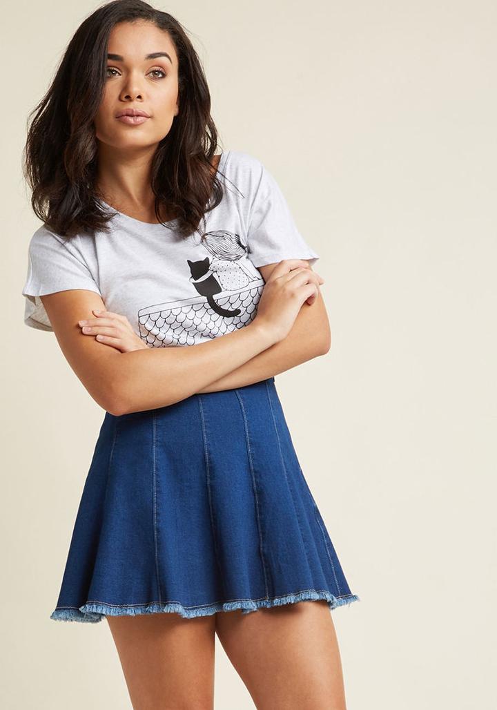 Modcloth Friends Fur-ever T-shirt In Xxl