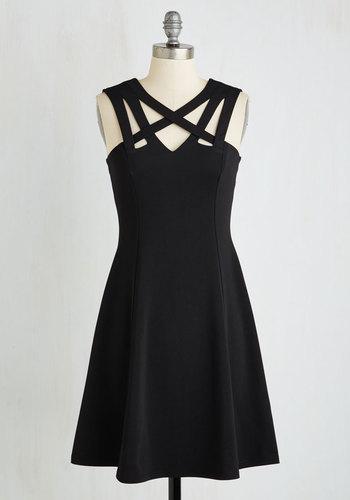 Yayalosangeles Darling Of The Dance-a-thon Dress In Black