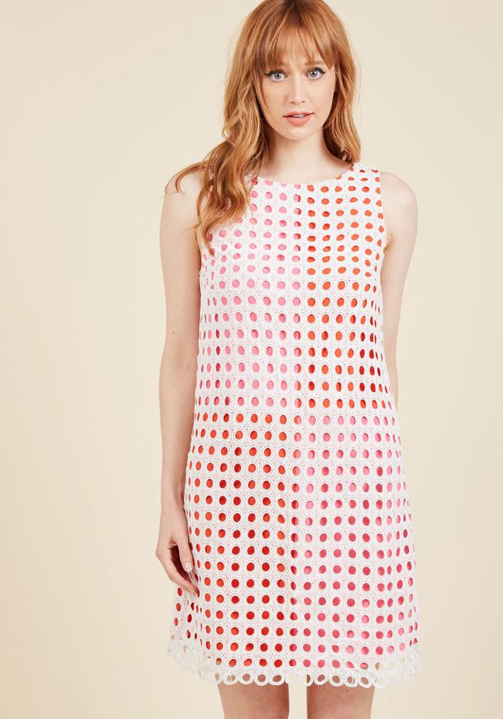  Fluent In Finesse Shift Dress In Xxs