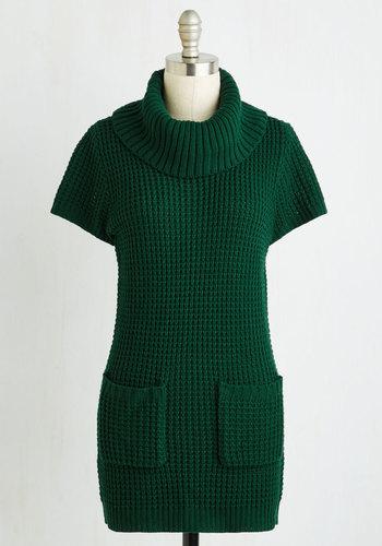 Dandongkusongtradingcoltd Crepe Expectations Sweater In Forest Green