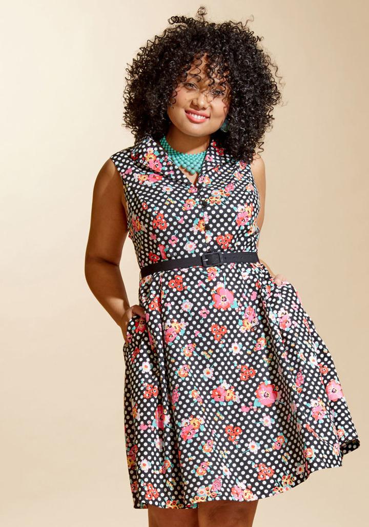 Modcloth Wearing Is Caring Shirt Dress In Mix In Xl