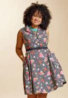 Modcloth Wearing Is Caring Shirt Dress In Mix In Xl