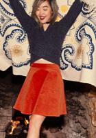  Whirl's Greatest Skater Skirt In Cayenne In 1x