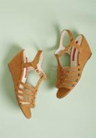 Baitfootwear B.a.i.t. Footwear Sunshine Saunter Wedge Sandal In Tan In 8.5