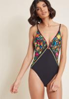 Nanettelepore Fierce Fauna One-piece Swimsuit In Xs