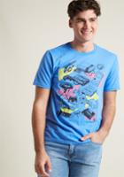 Modcloth Game Difference Men's Graphic Tee In Xl