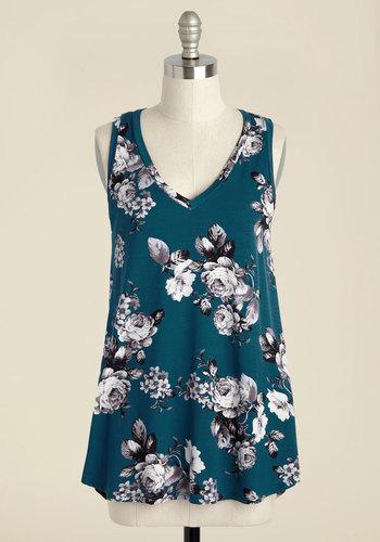  Infinite Options Tank Top In Cerulean In 4x