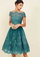  Exquisite Elegance Lace Dress In Lake In 22