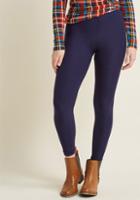 Modcloth Fashionable Foundation Leggings In Navy In M