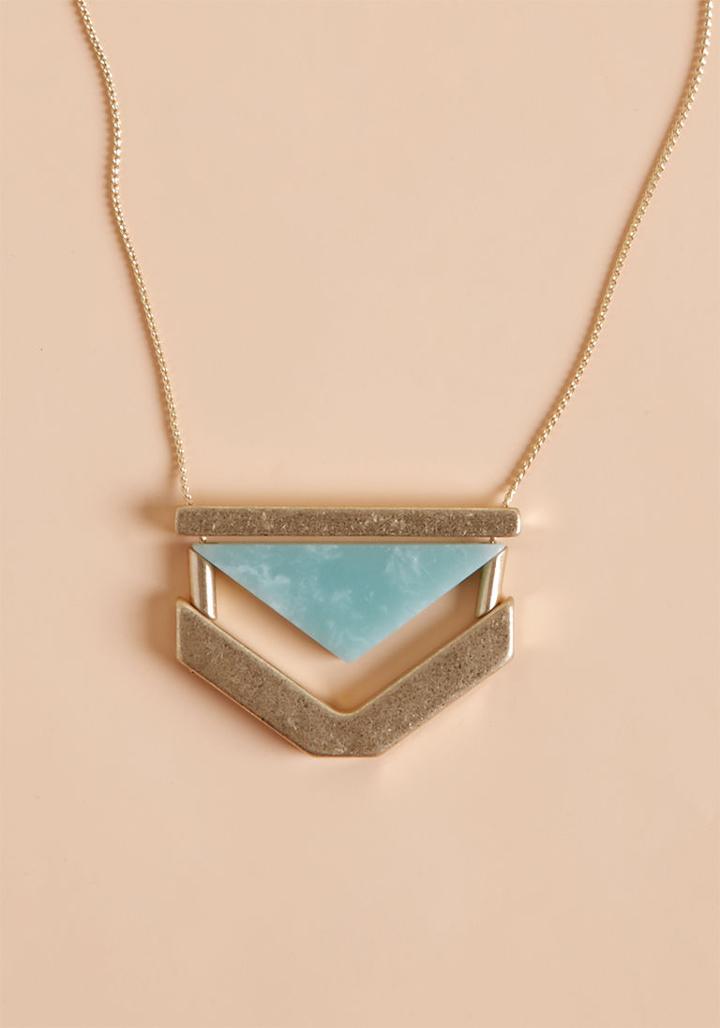 Modcloth Point The Town Necklace