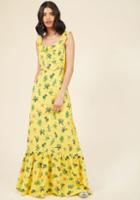  Inclined To Impress Maxi Dress In Blossoms In 2x