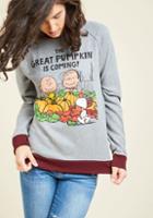 Modcloth Gourd Out Of My Mind Sweatshirt In L