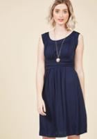 Modcloth I Love Your Jersey Dress In Navy