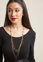 Modcloth Fringe Theory Necklace And Earring Set