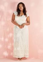  Memorable Matrimony Maxi Dress In Ivory In Xxs