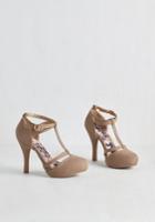 Eastlioncorpqupid Snappy And Strappy Heel In Taupe