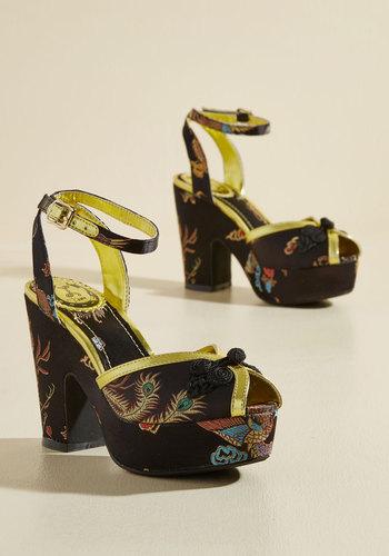  In The Name Of Nineties Block Heel In 36