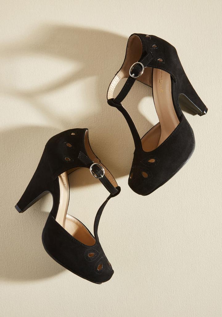 Modcloth The Zest Is History Heel In Black