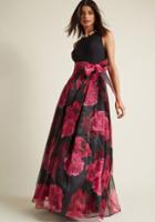 Elizaj Eliza J Party Prestige Floral Maxi Dress In Black In 2
